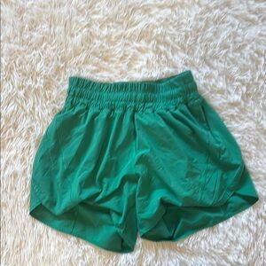 Lululemon Athletica Green Athletic Shorts